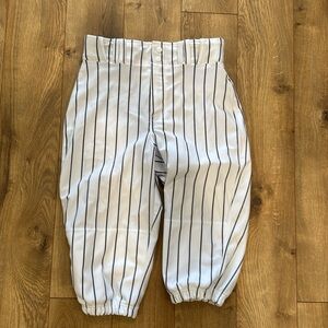 Champro white black stripe baseball pants men’s M Medium short pants knickers